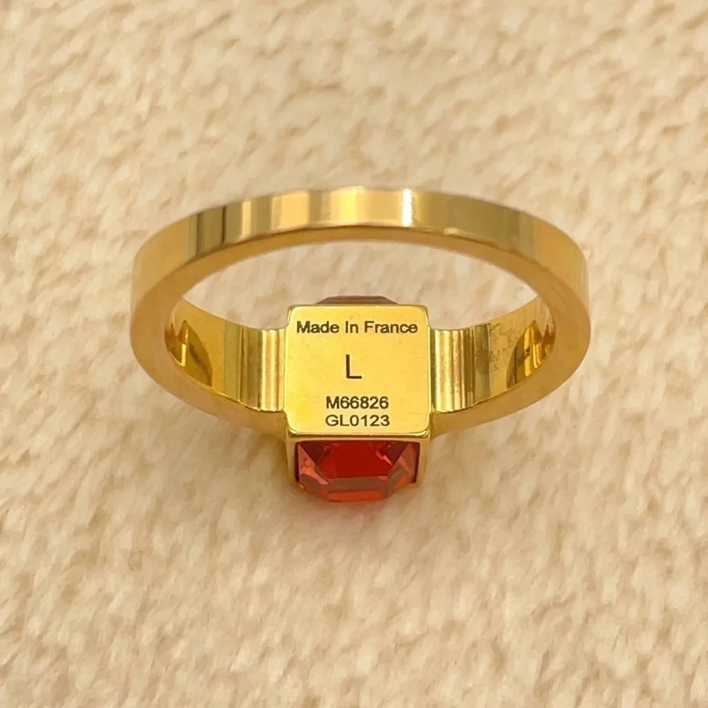 Auth Louis Vuitton M66826 Berg
Gamble Ring GD Pink L size 5.7g - Picture 10 of 10