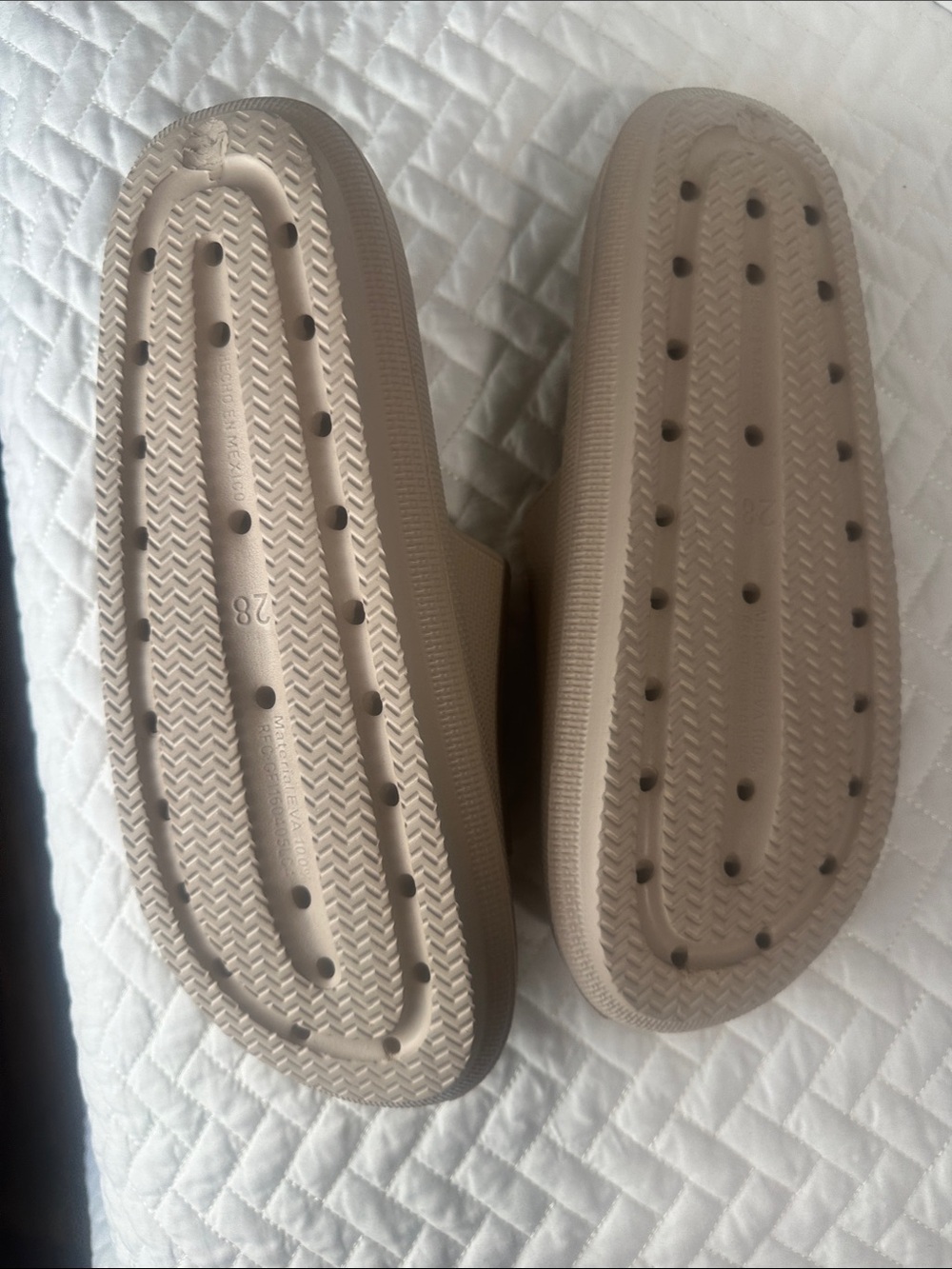 Beige Slide Sandals - Neutral Everyday Slides - Picture 3 of 5