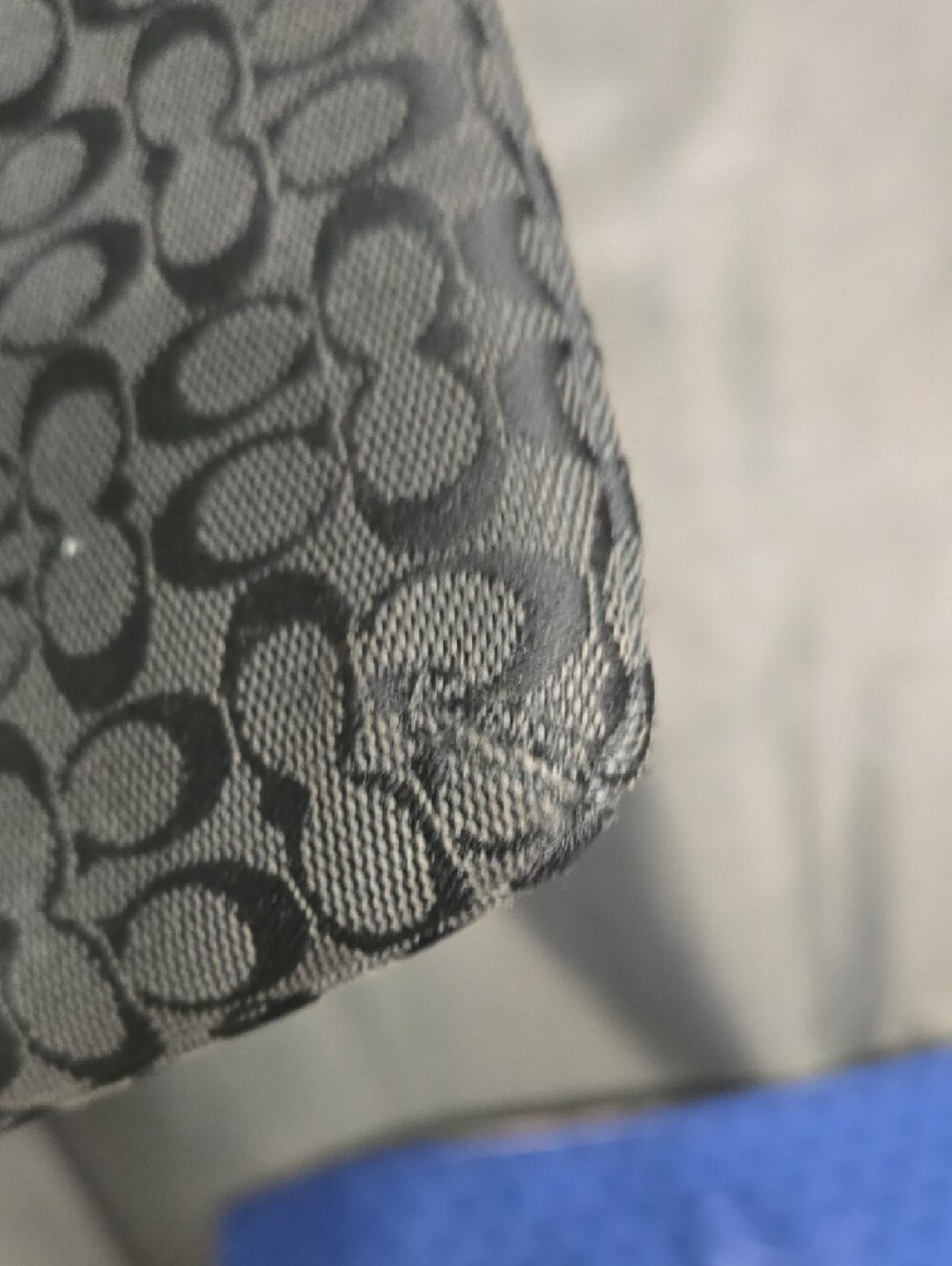 Coach Gray Signature Jacquard Tablet Sleeve - Picture 4 of 8
