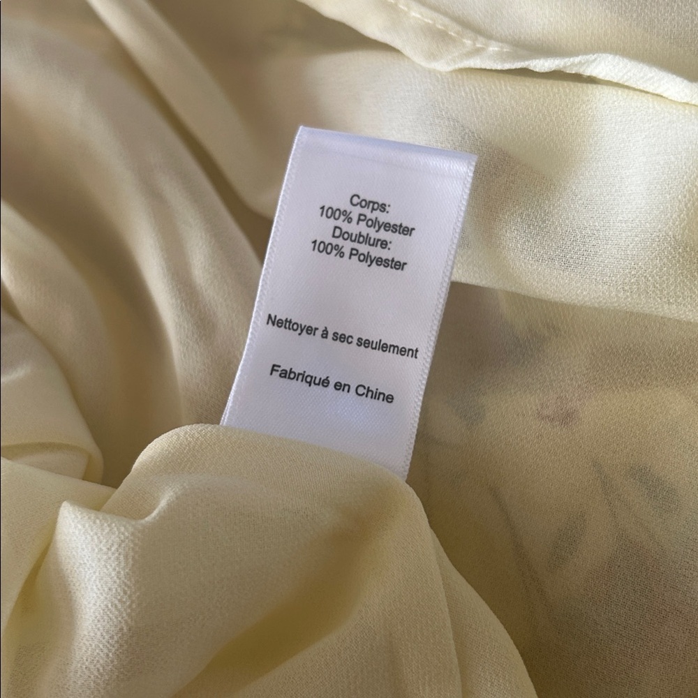 Astr The Label Halter Cinched Floral Mini Dress Yellow Floral size Medium - Picture 11 of 12