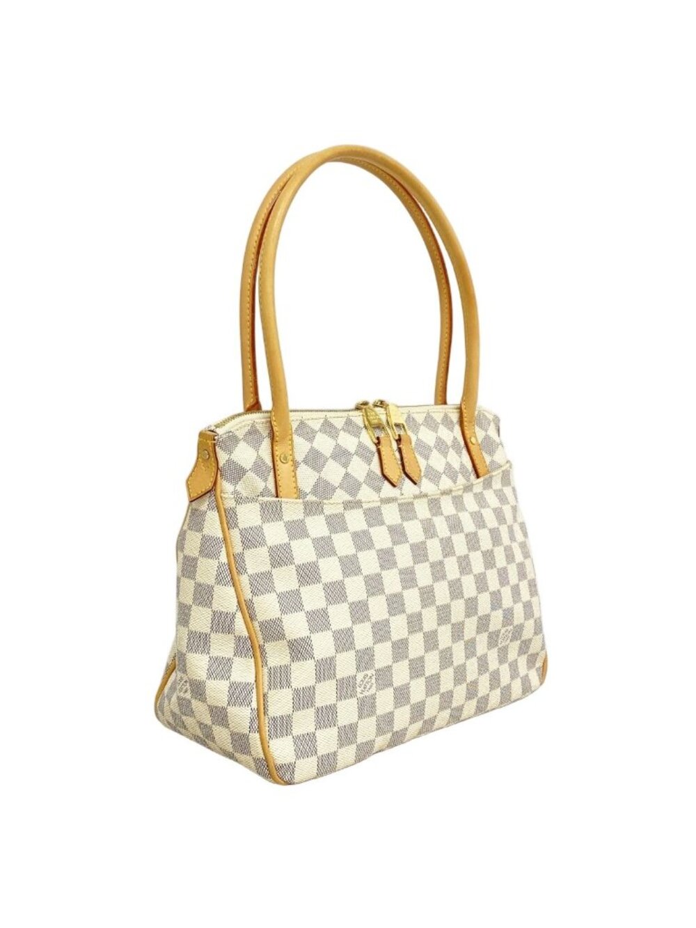 Louis Vuitton Tote Damier Azur Figheri PM White - Picture 2 of 10