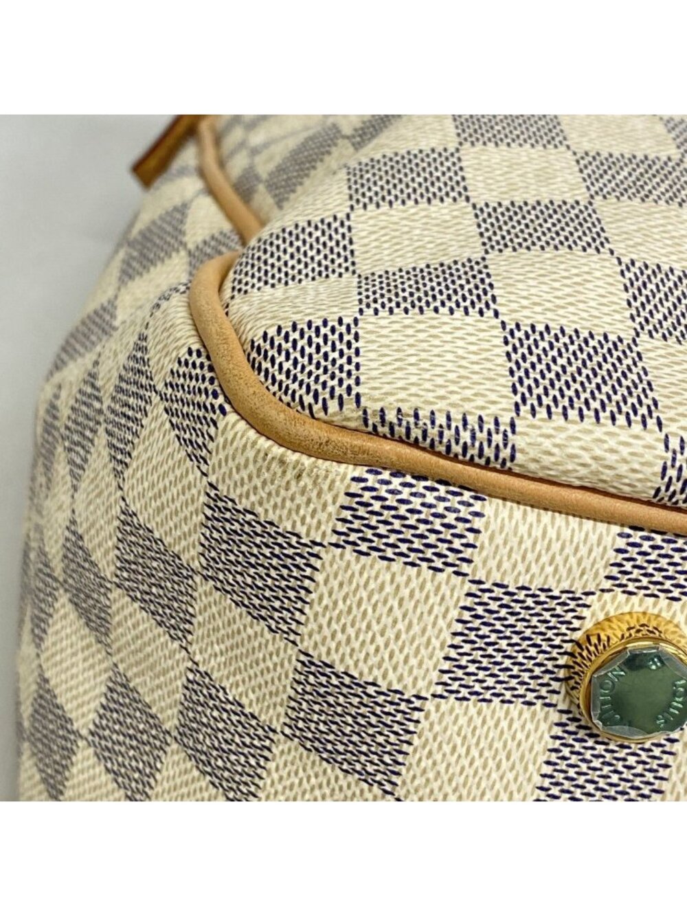 Louis Vuitton Tote Damier Azur Figheri PM White - Picture 6 of 10
