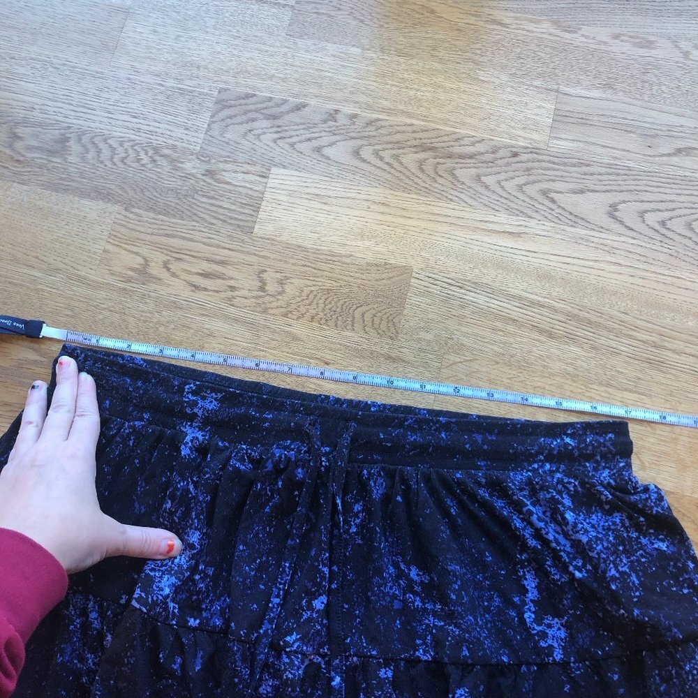 Lularoe Blue Talia Mini Skirt Size Large - Picture 7 of 9