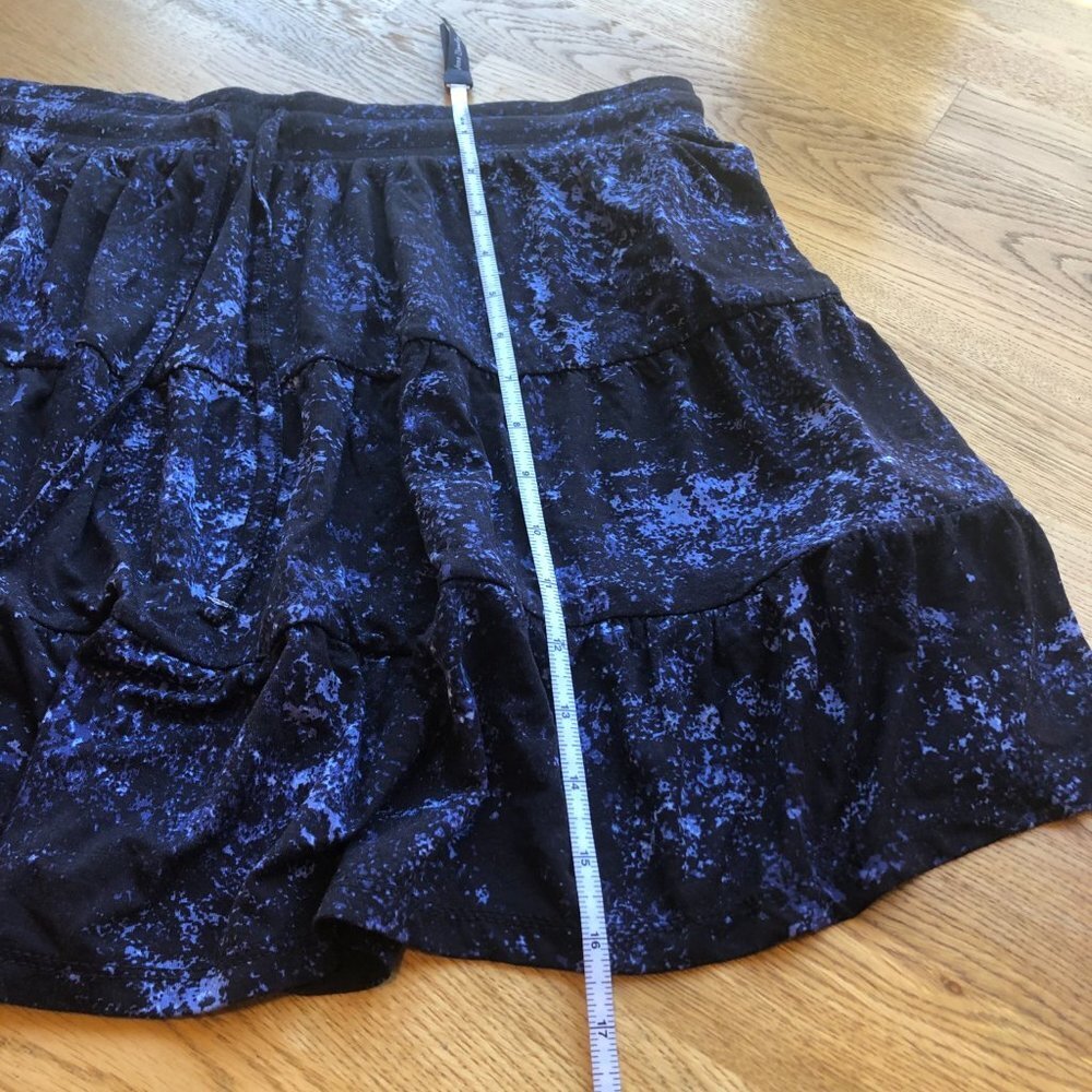 Lularoe Blue Talia Mini Skirt Size Large - Picture 8 of 9