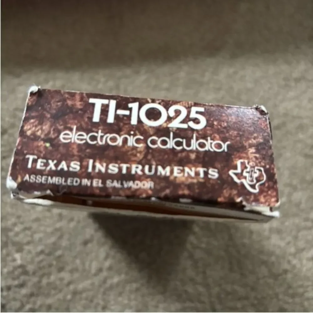 Texas Instruments TI-1025 Memory Calculator In Box *Works* - Picture 9 of 9