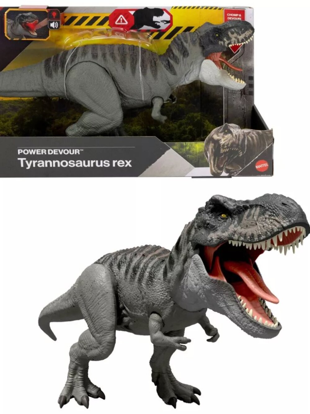 NEW Jurassic World Rebirth Power Devour Tyrannosaurus Rex Dinosaur Figure
