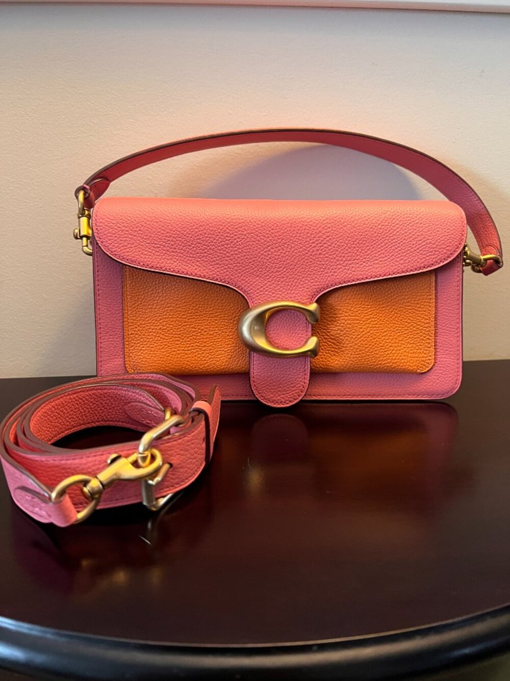 Coach Tabby 26 Shoulder Bag In Colorblock