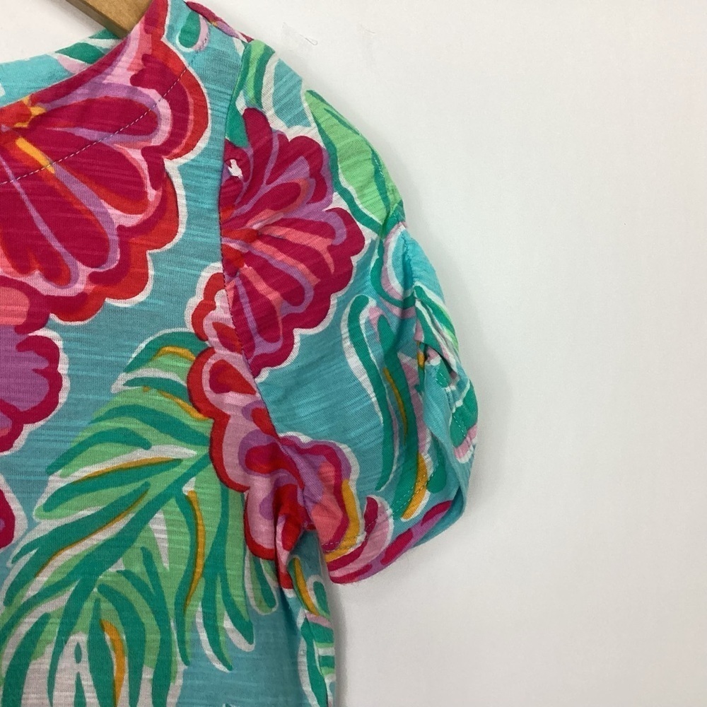 Lilly Pulitzer Lana Short Sleeve Floral Tee Size Small - Picture 3 of 9