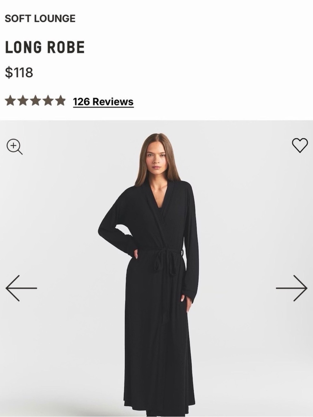 SKIMS Soft Lounge Long Robe - Picture 1 of 3