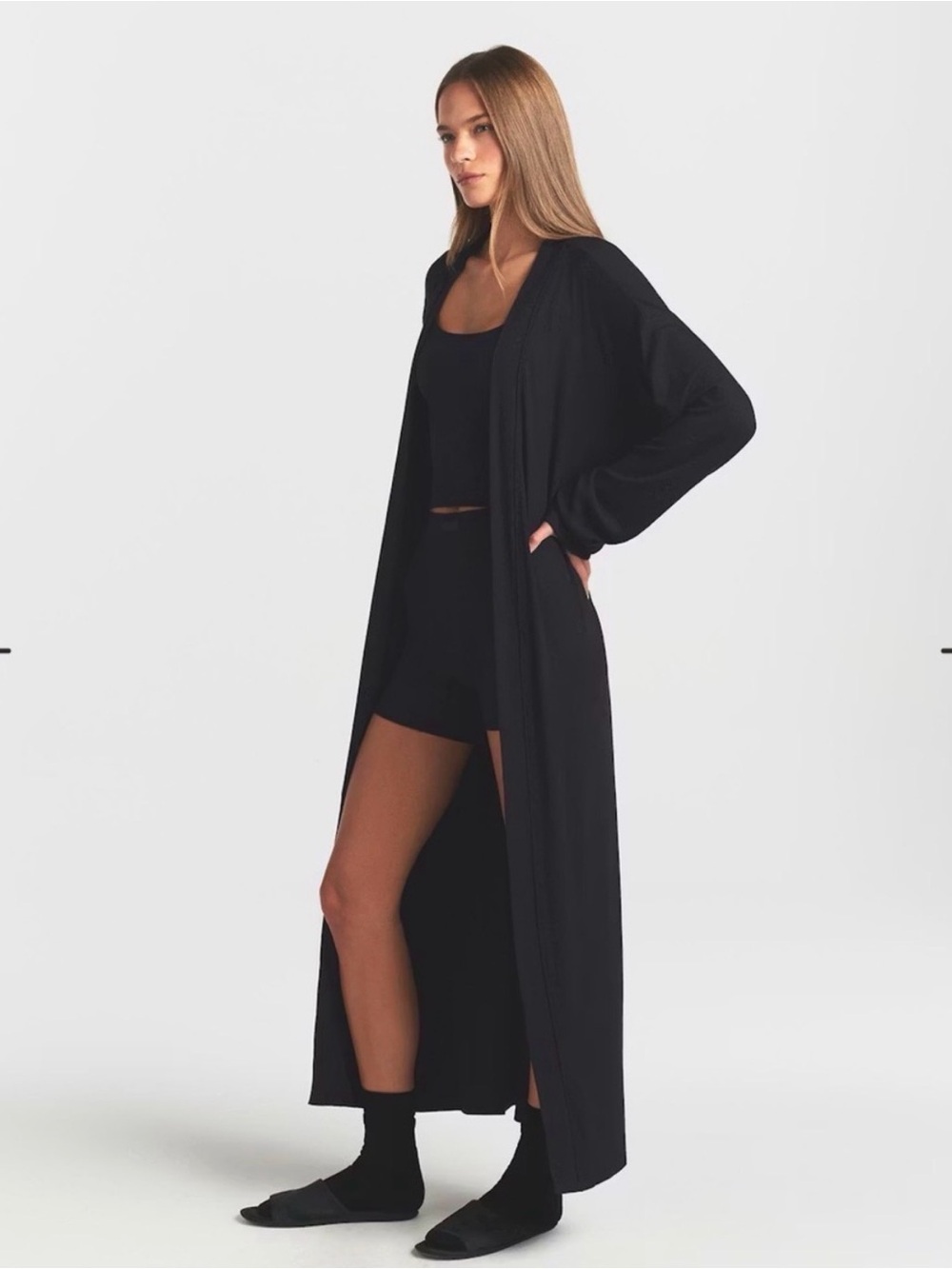 SKIMS Soft Lounge Long Robe - Picture 2 of 3