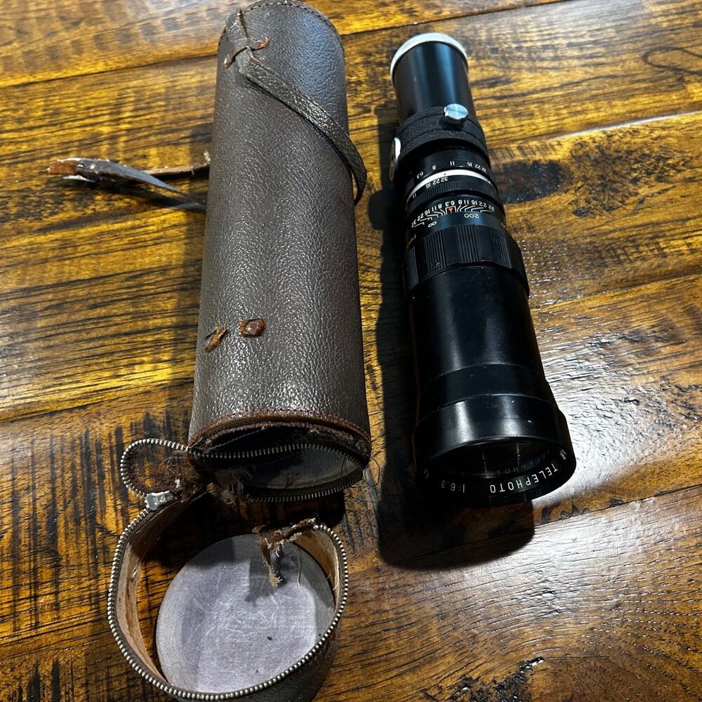 Vemar Telephoto Lens 1:6:3 400mm‎ No.H55133 Japan Camera Photography w/ cap case