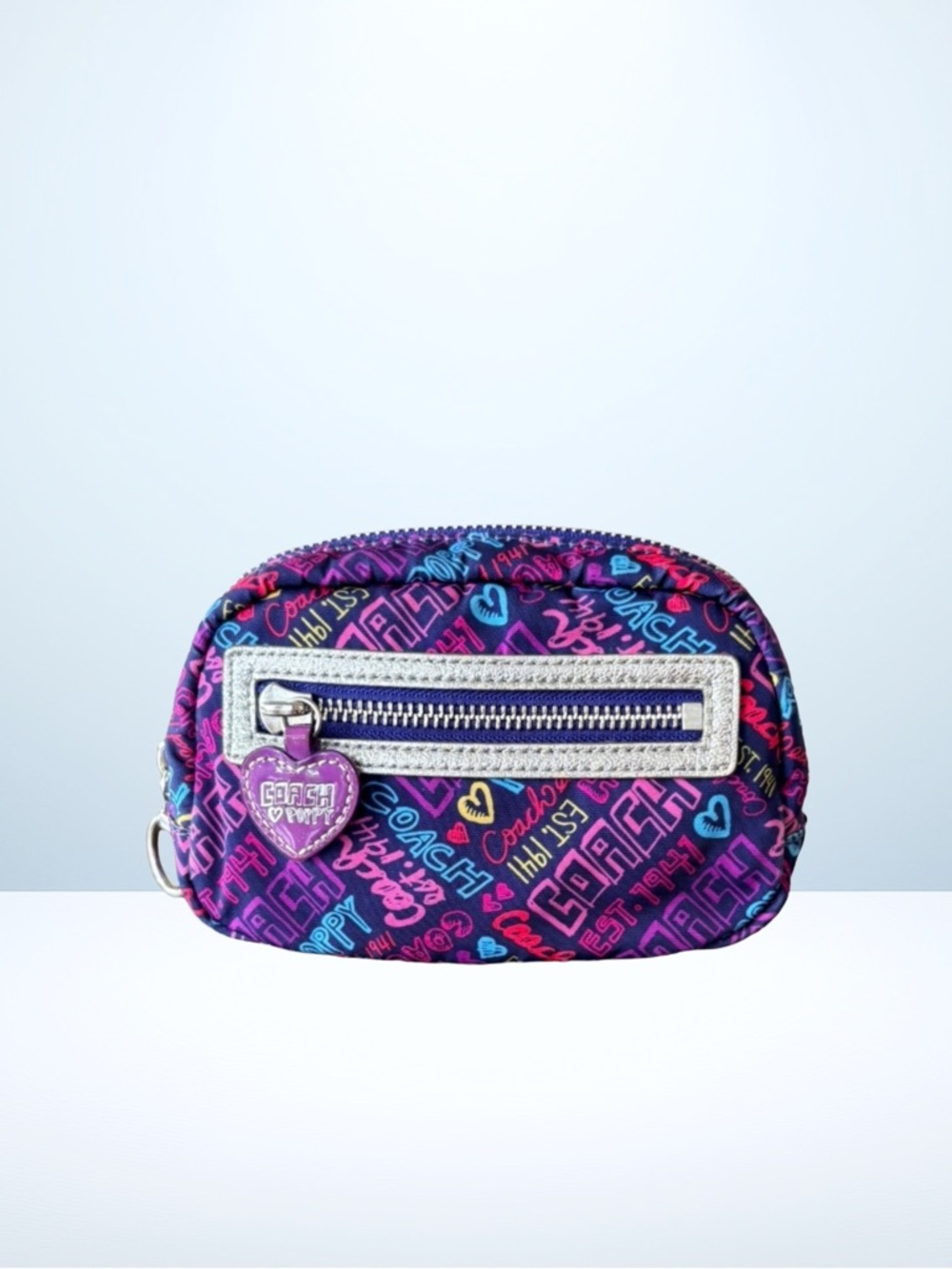 Coach Poppy Graffiti Cosmetic Case