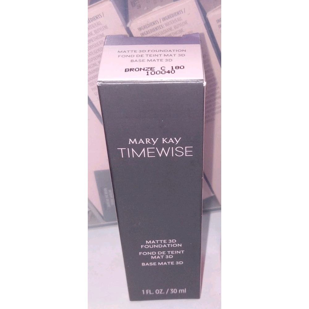 MARY KAY TIMEWISE MATTE 3D FOUNDATION Bronze C180 Combo To Oily 180 - Picture 2 of 3