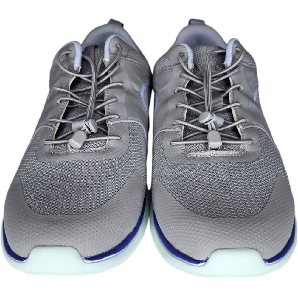 Vionic Odessa Mesh Bungee Lace Sneakers Gray Purple Size 10W - Picture 7 of 12