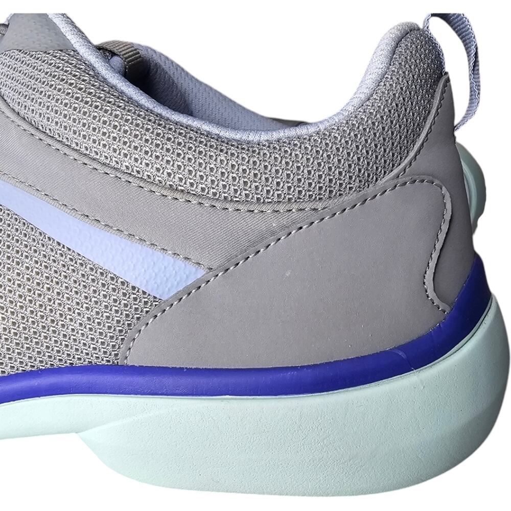 Vionic Odessa Mesh Bungee Lace Sneakers Gray Purple Size 10W - Picture 11 of 12