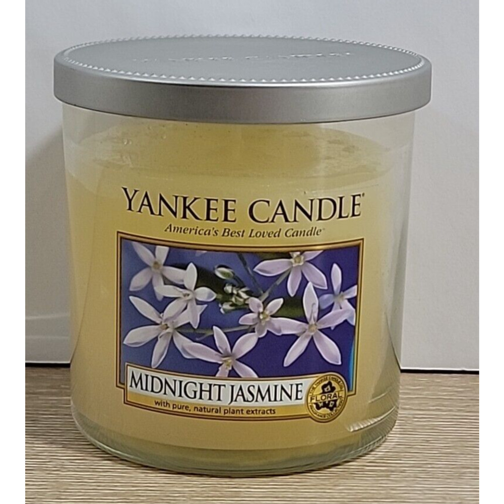 Yankee Candle Midnight Jasmine Tumbler Jar Candle 7‎ Oz New