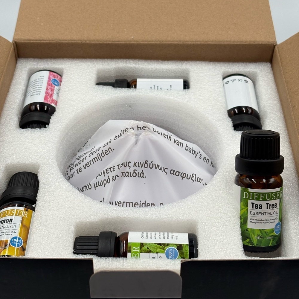 Noahstrong 500ml Aroma Diffuser & 6 Essential Oils Set Remote 7 Colors - Picture 4 of 4