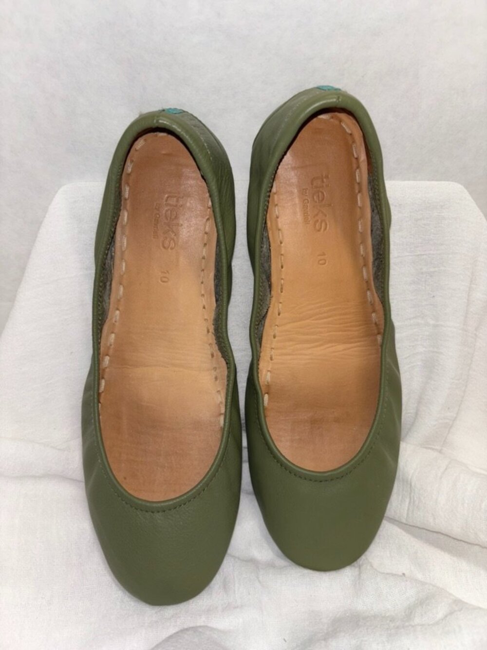 Tieks Ballet Flats 10 Olive