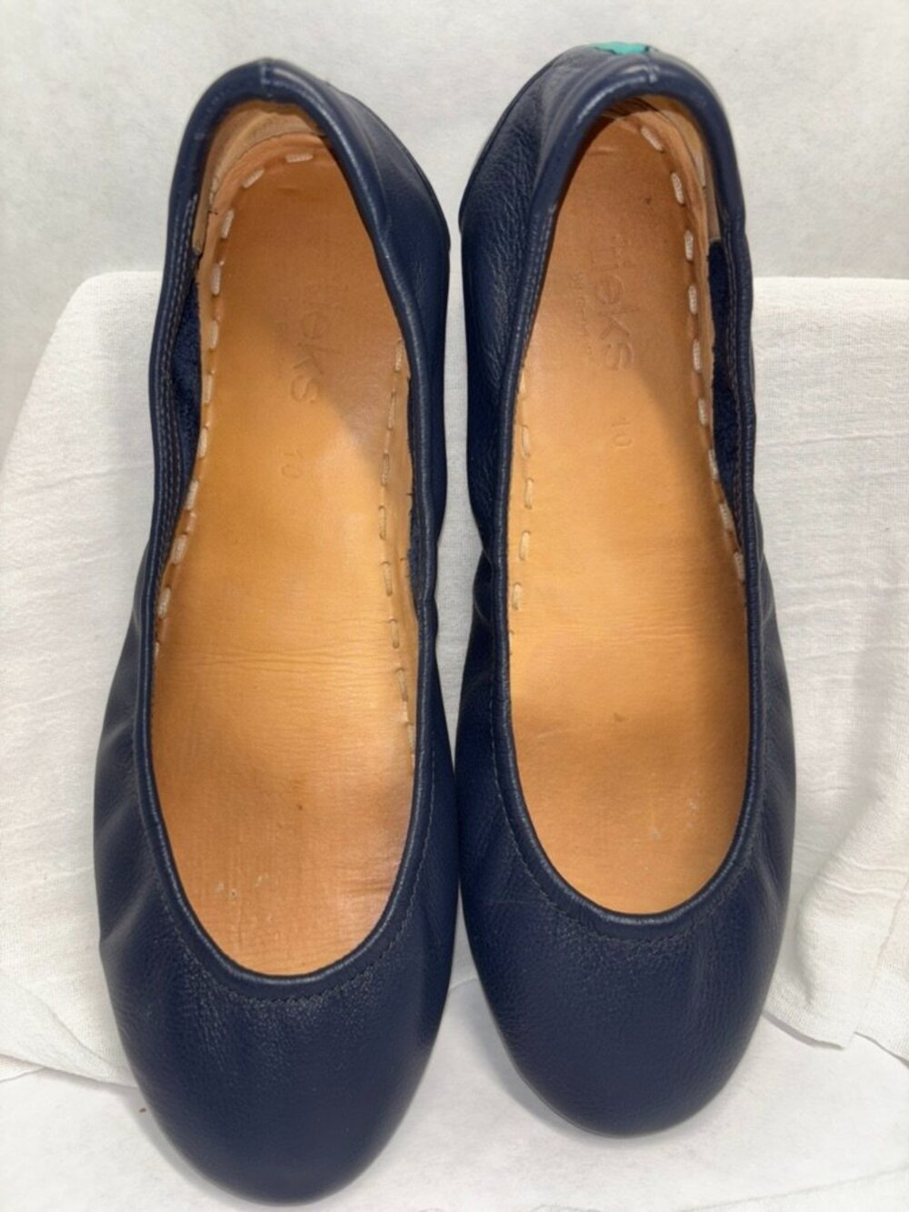 Tieks Ballet Flats 10 California Navy