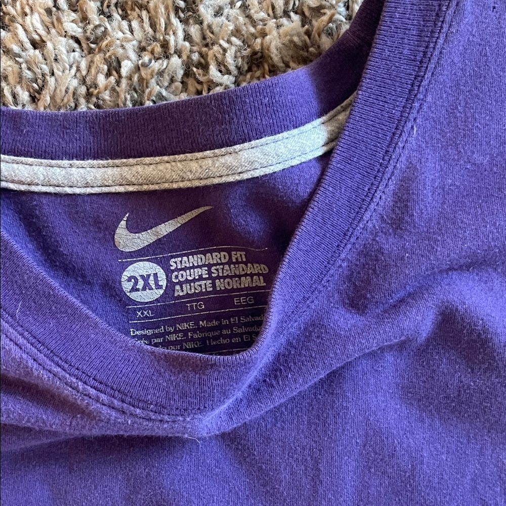Nike Deep Purple Tee - Picture 2 of 2