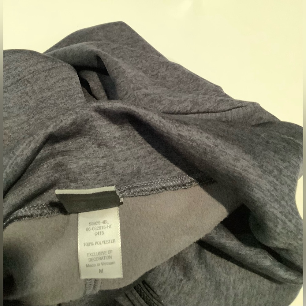 Champion grey asymmetrical full zip lightweight jacket Small thumb holes - Picture 7 of 7