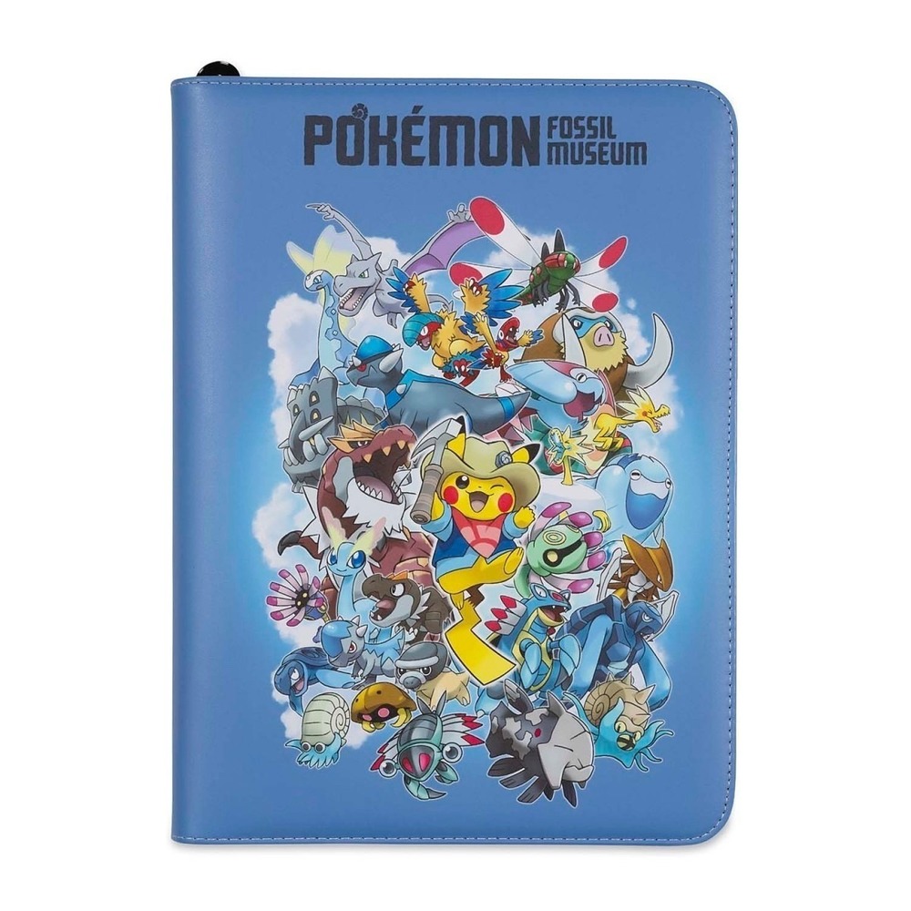Pokémon Fossil Museum TCG Zip Binder PKC Exclusive - IN HAND READY TO SHIP! 🔥
