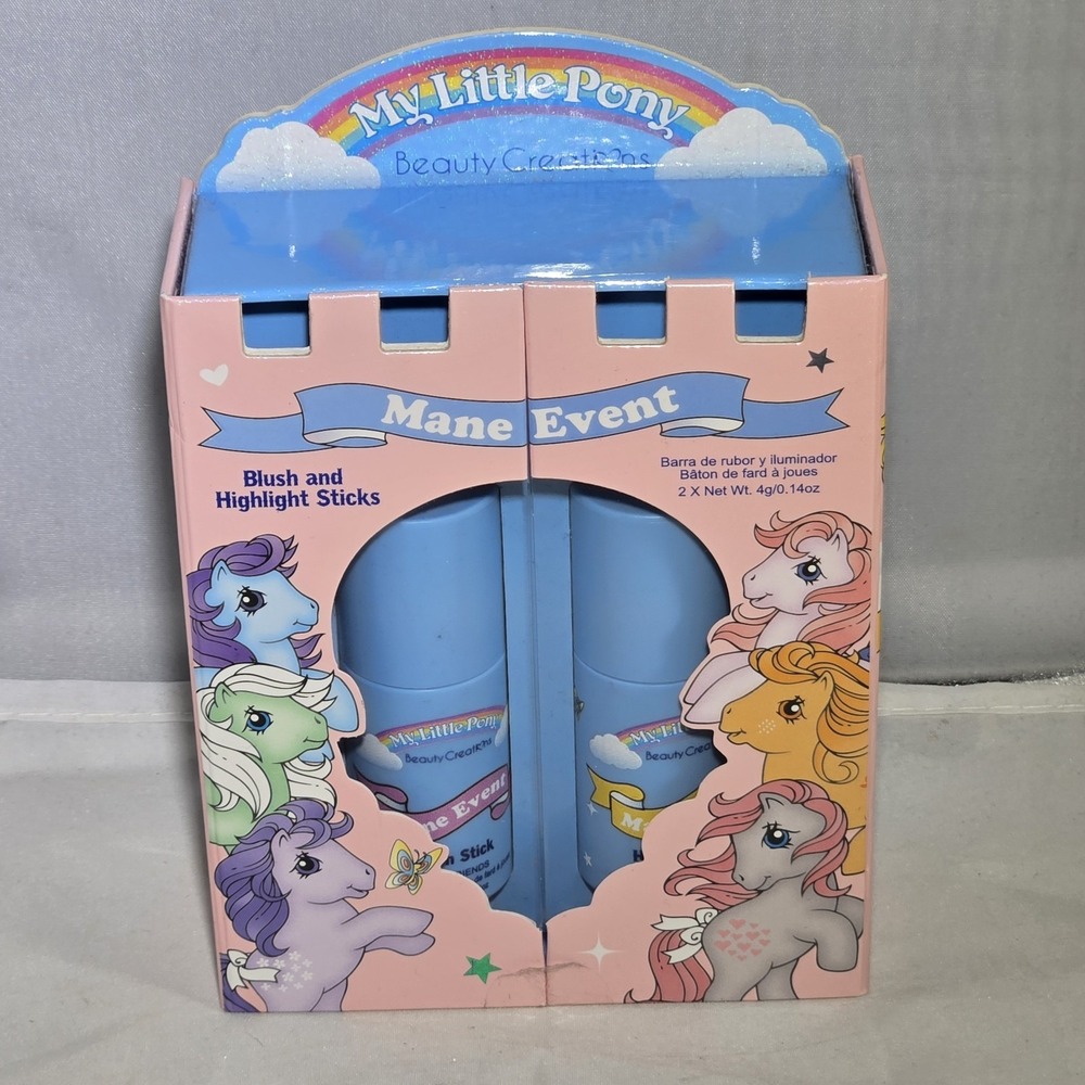 Beauty Creations x My Little Pony "Mane event blush and highlight stick" SET