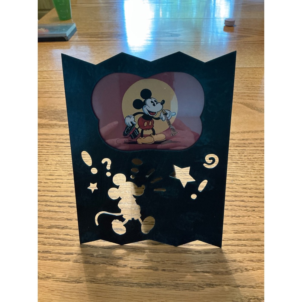 Mickey & Co Charpente Disney Mickey Mouse Cutout Picture Frame Vintage Style