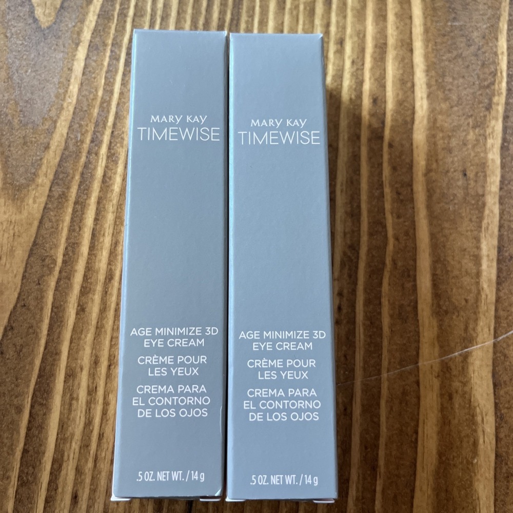 New! MARY KAY TIMEWISE Age Minimize 3D Eye Cream 089008 .5oz Lot Of 2