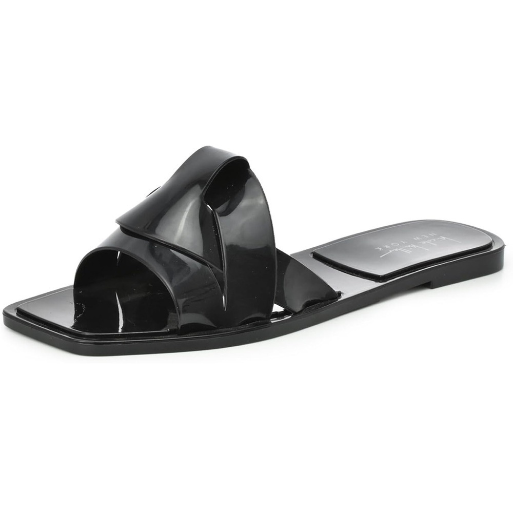 Womens New Nicole Miller Black Reda Sandals