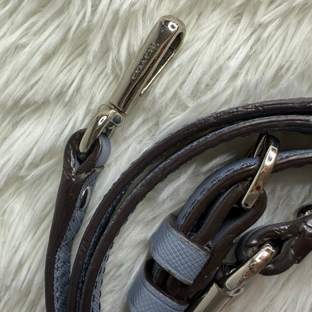 COACH Blue Silver Crossbody Replacement Strap - Picture 6 of 8