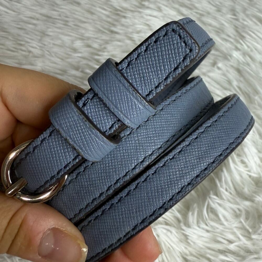 COACH Blue Silver Crossbody Replacement Strap - Picture 7 of 8