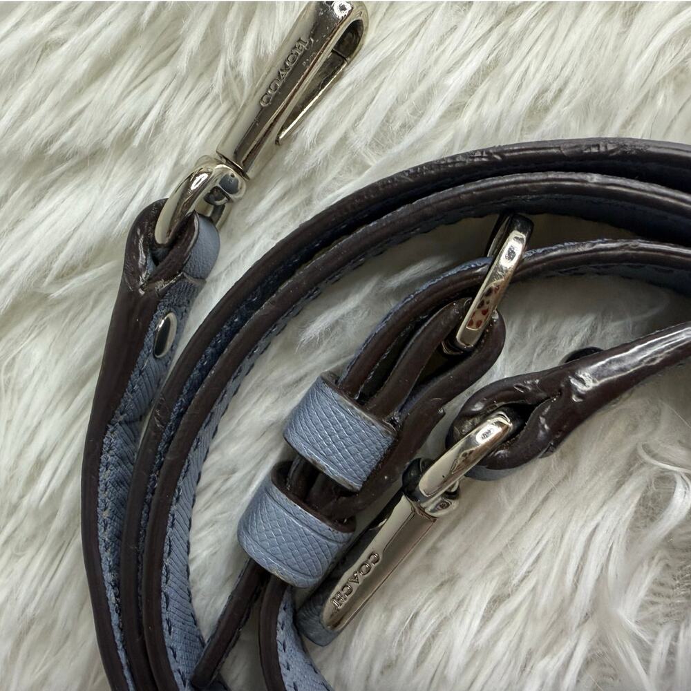 COACH Blue Silver Crossbody Replacement Strap - Picture 5 of 8