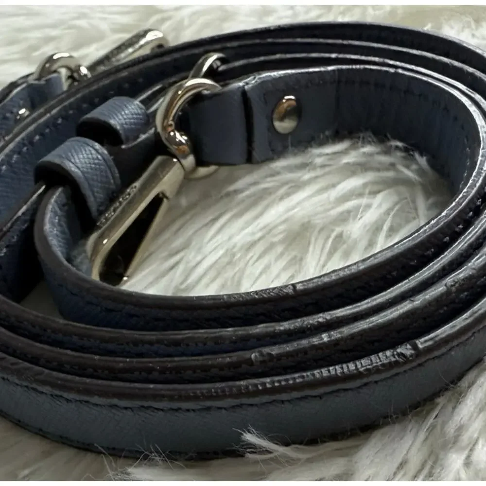 COACH Blue Silver Crossbody Replacement Strap - Picture 2 of 8