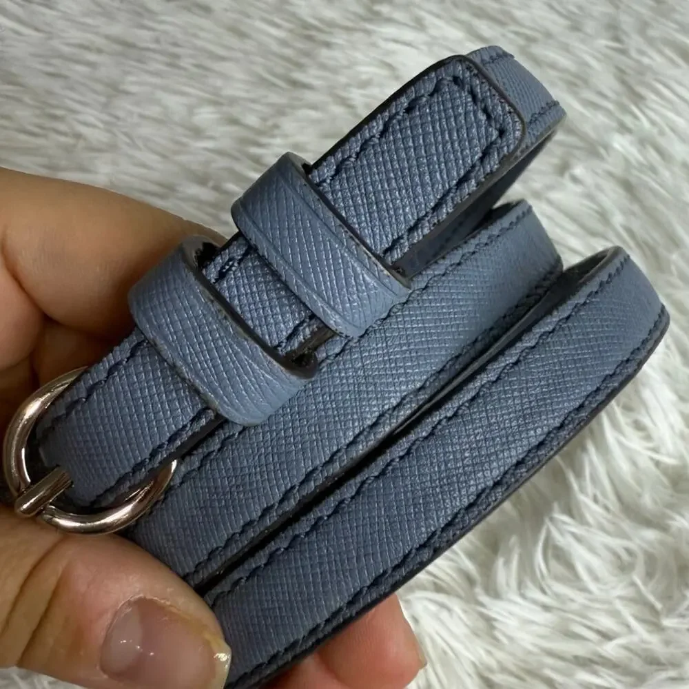 COACH Blue Silver Crossbody Replacement Strap - Picture 7 of 8