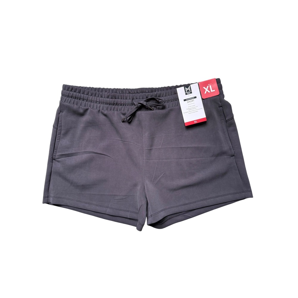 Members Mark Sandwash Short Gray XL Athletic Lounge Shorts 4 Inch Inseam NWT