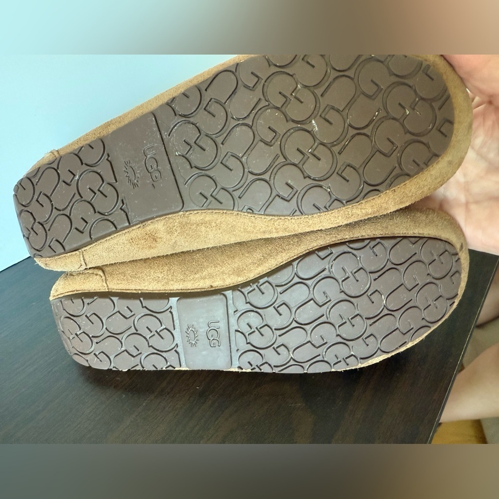 UGG Chestnut Suede Slippers - Picture 6 of 6