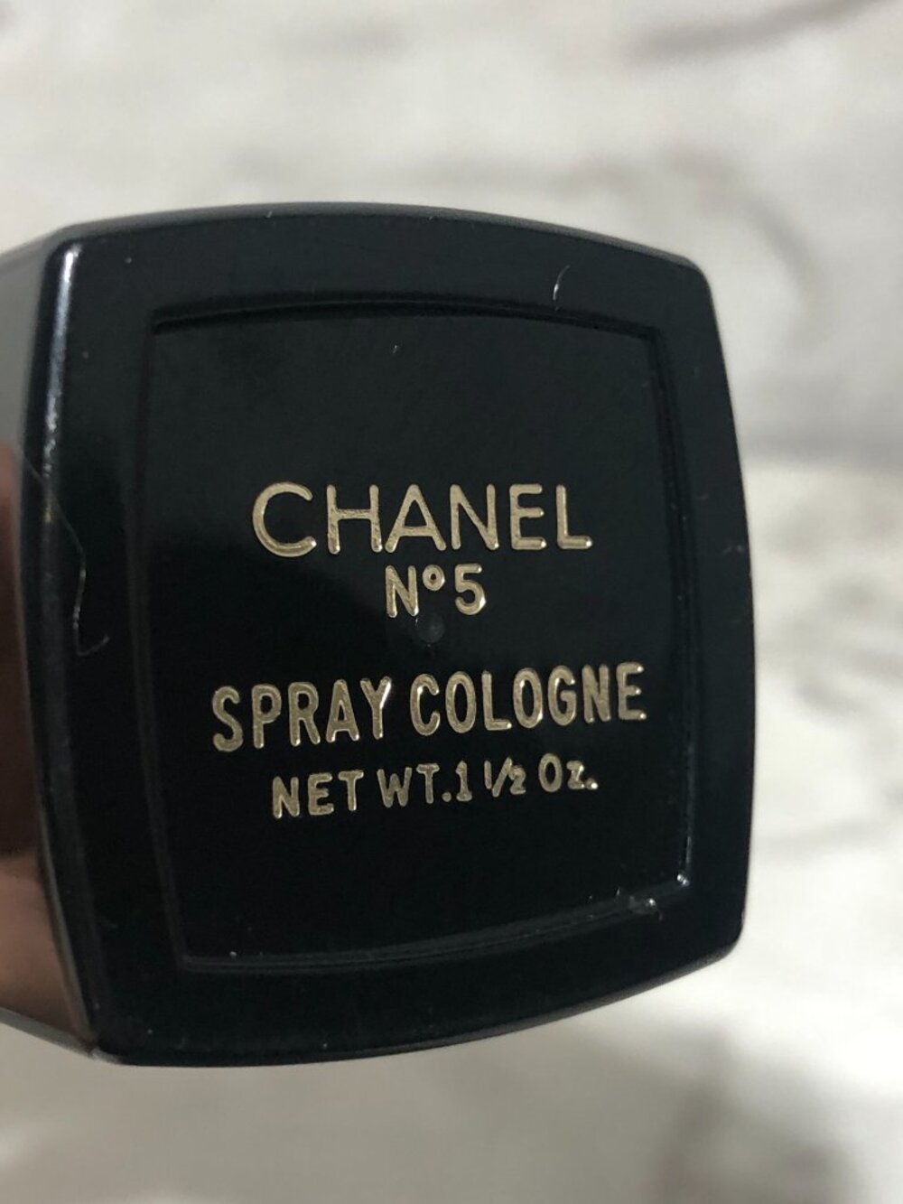 Chanel N°5 Black Refillable Perfume Atomizer Vintage - Picture 2 of 3