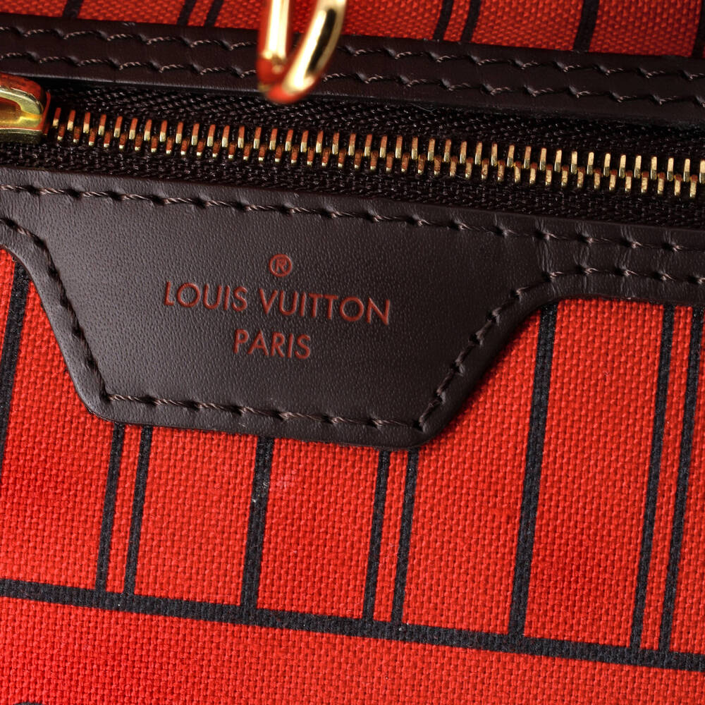 Louis Vuitton Neverfull Tote Damier Mm #266024L18B - Picture 7 of 8