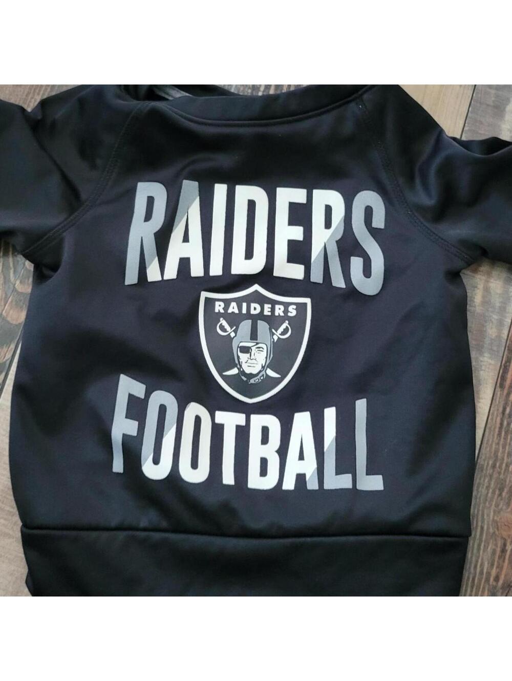 NFL Raiders black sweatshirt Size 4t