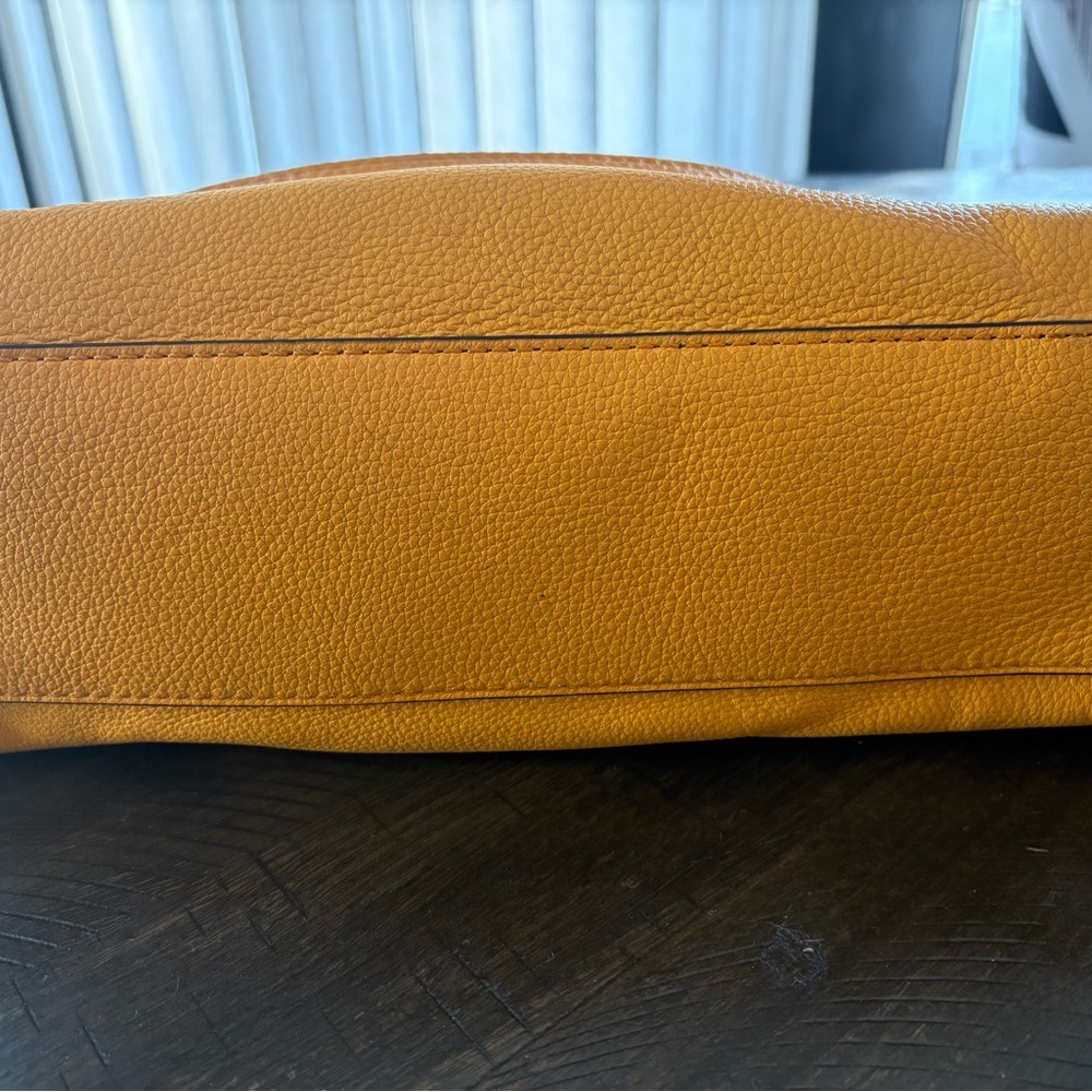 Michael Kors Women's Yellow Satchel - Picture 8 of 9