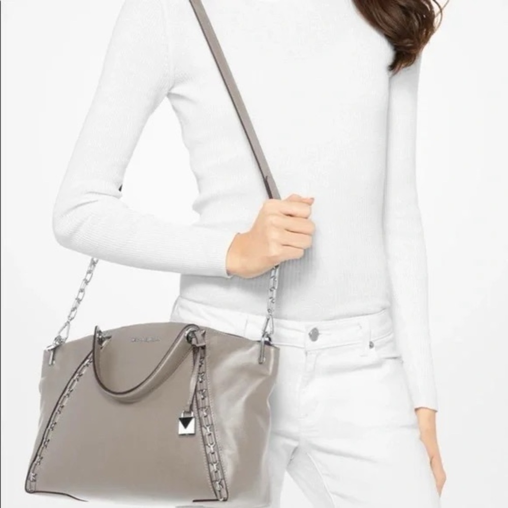 Michael Kors Gray Handbag - Picture 2 of 16