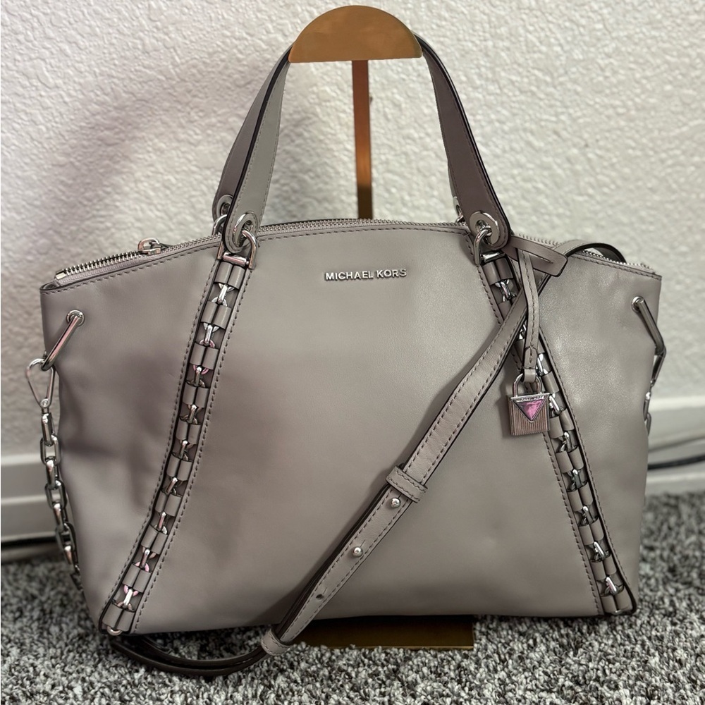 Michael Kors Gray Handbag - Picture 4 of 16