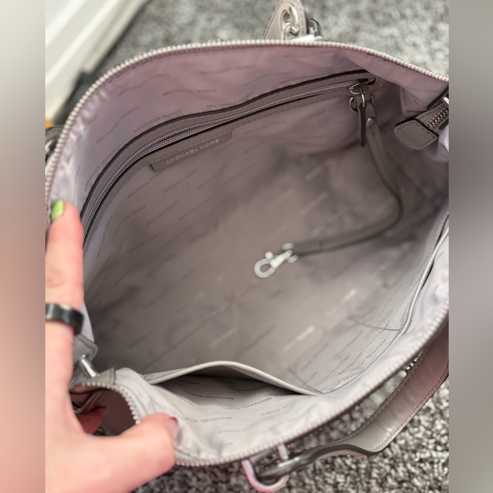 Michael Kors Gray Handbag - Picture 7 of 16