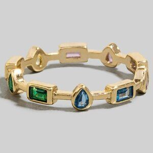 1 LEFT!! CYNTHIA MULTI RHINESTONE RING