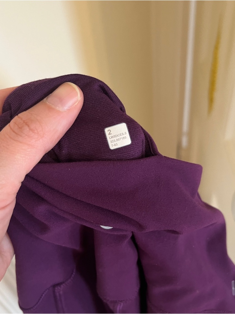 Lululemon Like New Align High-Rise Pant Leggings with Pockets Purple 25 in Sz 2 - Picture 6 of 6