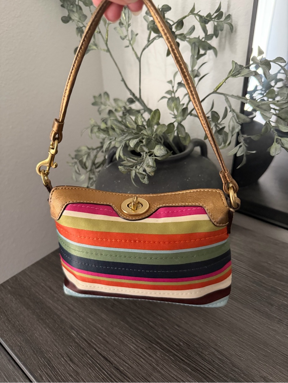COACH Legacy Turnlock Wristlet
