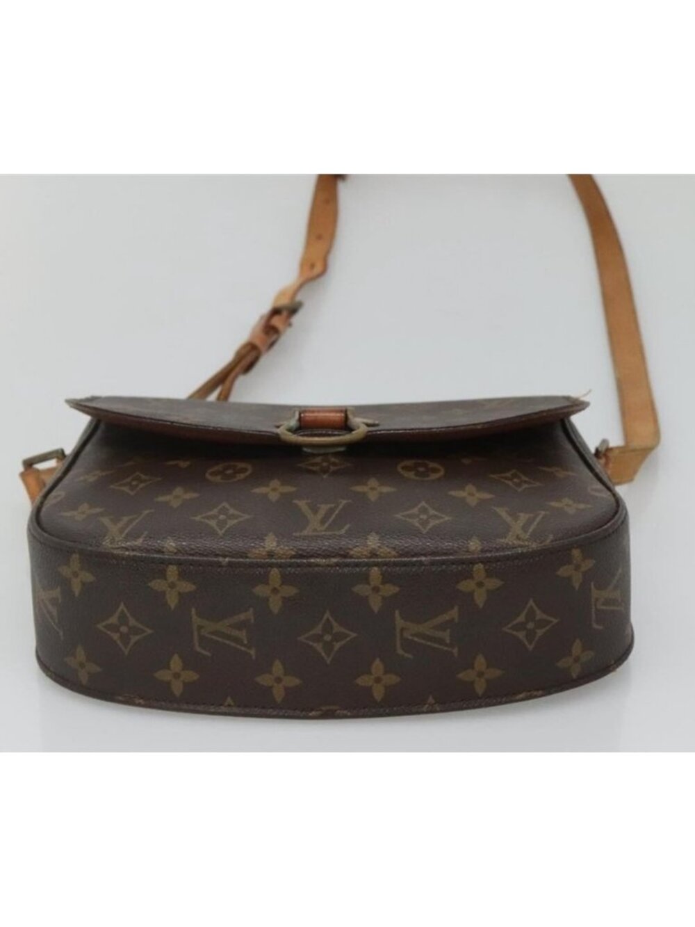 Authentic LOUIS VUITTON Monogram Saint Cloud GM Shoulder Bag M51242 LV - Picture 4 of 16