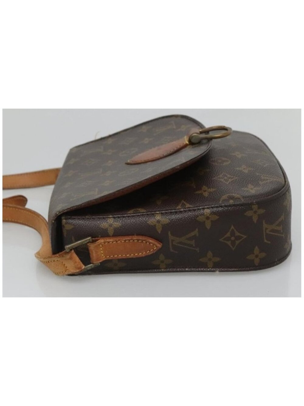 Authentic LOUIS VUITTON Monogram Saint Cloud GM Shoulder Bag M51242 LV - Picture 14 of 16