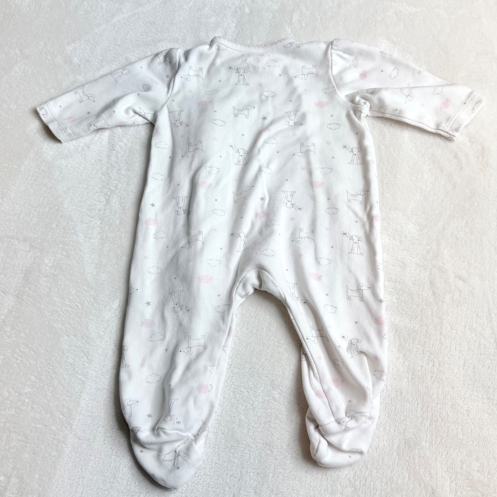 Little Me Baby Girl Sleepwear Lot 4 Pc Footed Sleepers Gown Pink 0-3M - Picture 14 of 14